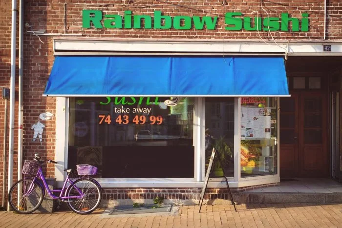 Rainbow Sushi Sønderborg storefront